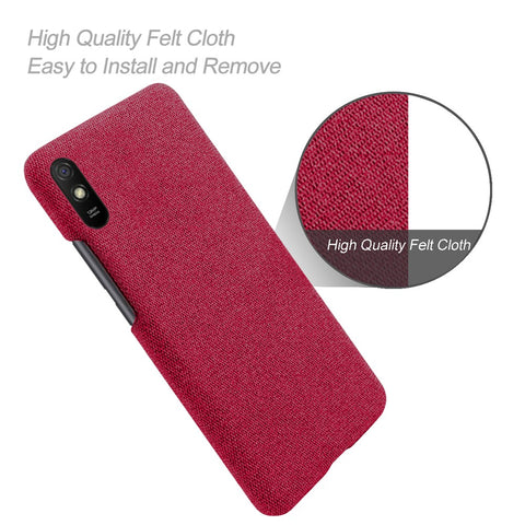 KSQ Cloth + PC Unique Design Protective Cover for Xiaomi Redmi 9A