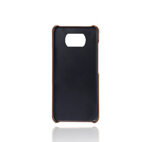 KSQ Hard Cover Double Card Slots PU Leather + Plastic Shell for Xiaomi Poco X3 NFC / Poco X3