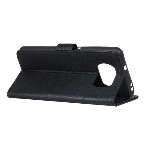 KHAZNEH Leather Cover for Xiaomi Poco X3 NFC Wallet Stand Cell Phone Case