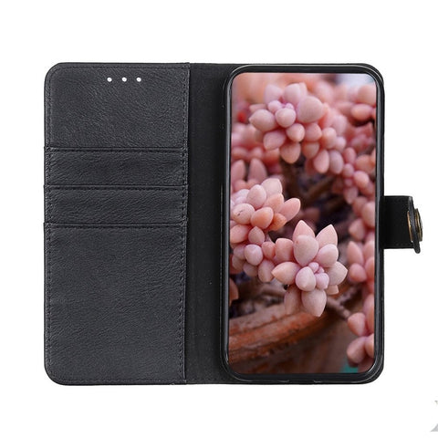 KHAZNEH Leather Cover for Xiaomi Poco X3 NFC Wallet Stand Cell Phone Case