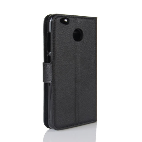 Litchi Skin Wallet Leather Stand Case for Xiaomi Redmi 4X