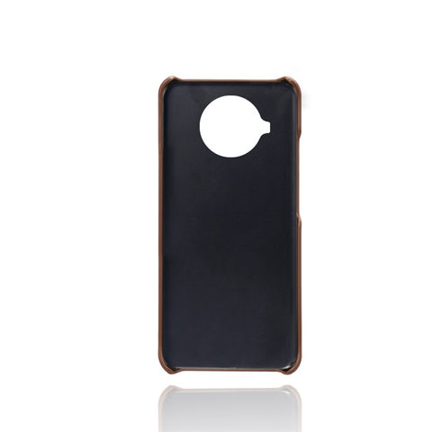 KSQ PU Leather Coated Hard PC Cover with Double Card Slots for Xiaomi Mi 10T Lite 5G/Mi 10i 5G/Redmi Note 9 Pro 5G