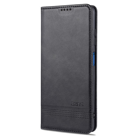 AZNS Auto-Absorbed Leather Wallet Stand Protective Cover Case for Xiaomi Poco X3/Poco X3 NFC