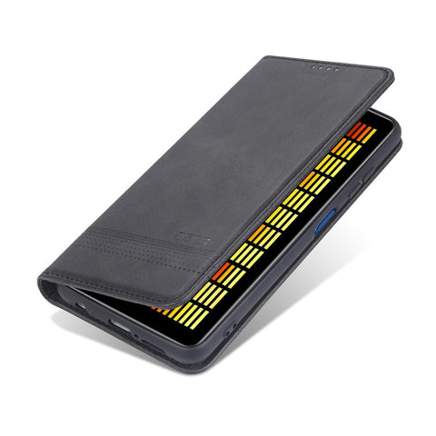 AZNS Auto-Absorbed Leather Wallet Stand Protective Cover Case for Xiaomi Poco X3/Poco X3 NFC
