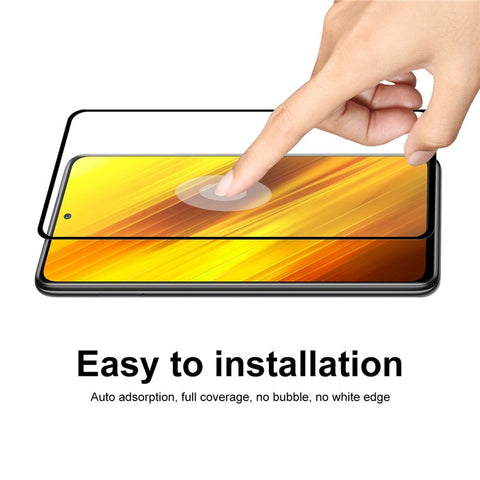 ENKAY ENK-PC0622 2 in 1 Clear TPU Case + [Complete Cover] 0.26mm 9H 2.5D Tempered Glass Full Glue Screen Film for Xiaomi Poco X3/Poco X3 NFC