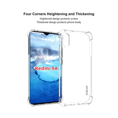 HAT-PRINCE ENKAY ENK-PC054 Shockproof Clear TPU Case for Xiaomi Redmi 9A