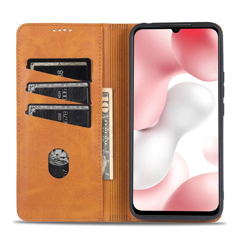 AZNS for Xiaomi Mi 10 Lite 5G Auto-absorbed Leather Wallet Shell Case