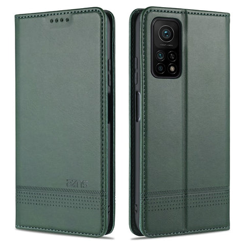 AZNS Wallet Shell for Xiaomi Redmi K30S/10T 5G/Mi 10T Pro 5G Auto-absorbed Leather Case