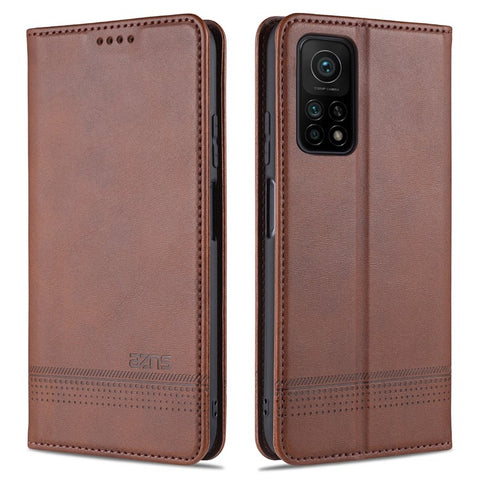 AZNS Wallet Shell for Xiaomi Redmi K30S/10T 5G/Mi 10T Pro 5G Auto-absorbed Leather Case