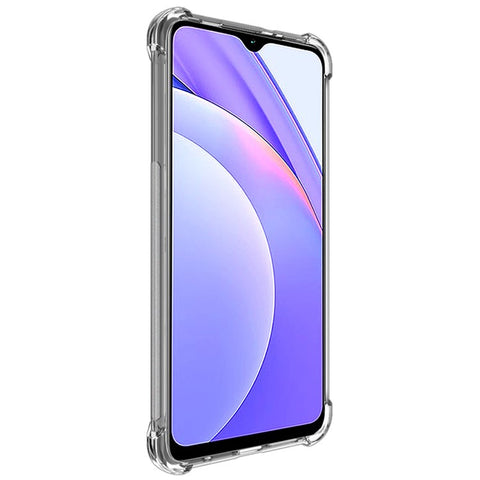 IMAK Silky Soft TPU Case for Xiaomi Redmi Note 9 4G (Qualcomm Snapdragon 662) with Screen Film