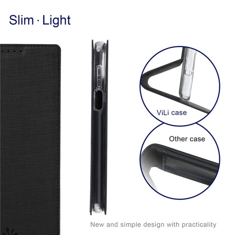 VILI DMX Series Full Protection Leather Stand Case with Card Slot for Xiaomi Mi 10T Lite 5G/Redmi Note 9 Pro 5G/Mi 10i 5G