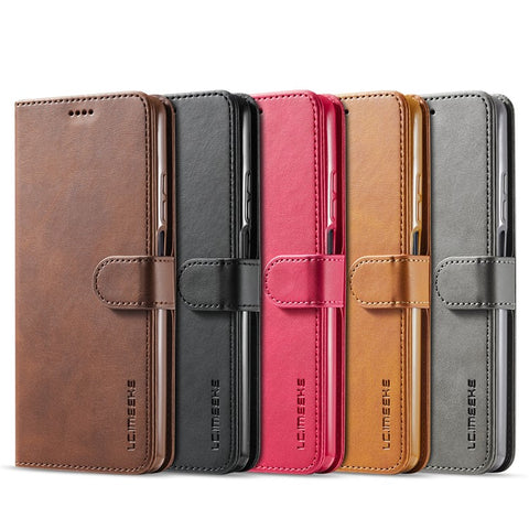 LC.IMEEKE Leather Wallet Case for Xiaomi Mi 10T Lite 5G / Redmi Note 9 Pro 5G / Mi 10i 5G Stand Shell