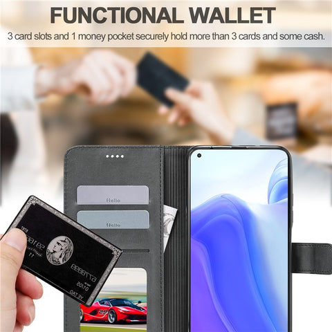 LC.IMEEKE Wallet Leather Protector for Xiaomi Mi 10T 5G/10T Pro 5G/Redmi K30S Stand Shell
