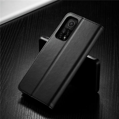 LC.IMEEKE Wallet Leather Protector for Xiaomi Mi 10T 5G/10T Pro 5G/Redmi K30S Stand Shell