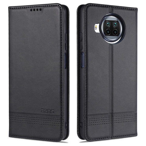 AZNS Auto-absorbed Leather Shell Stand Case for Xiaomi Mi 10T Lite 5G/10i 5G/Redmi Note 9 Pro 5G
