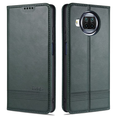 AZNS Auto-absorbed Leather Shell Stand Case for Xiaomi Mi 10T Lite 5G/10i 5G/Redmi Note 9 Pro 5G