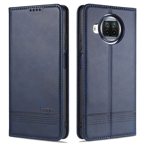 AZNS Auto-absorbed Leather Shell Stand Case for Xiaomi Mi 10T Lite 5G/10i 5G/Redmi Note 9 Pro 5G