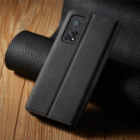 FORWENW for Xiaomi Mi 10T 5G/Mi 10T Pro 5G/Redmi K30S Fantasy Series Wallet Stand Design Skin-Touch Leather Case