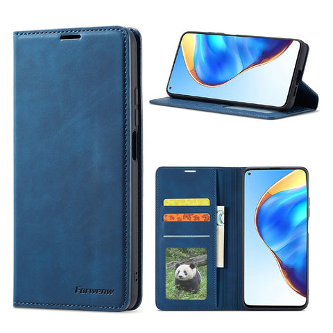 FORWENW for Xiaomi Mi 10T 5G/Mi 10T Pro 5G/Redmi K30S Fantasy Series Wallet Stand Design Skin-Touch Leather Case