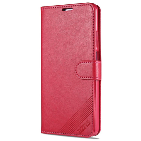 AZNS Wallet Stand Leather Case Shell for Xiaomi Redmi Note 9 Pro 5G/10T Lite 5G