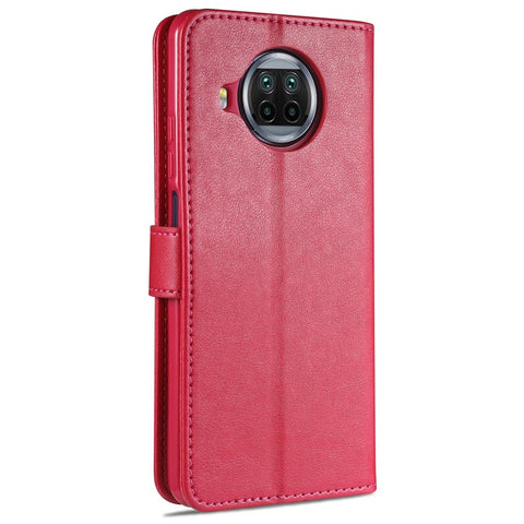 AZNS Wallet Stand Leather Case Shell for Xiaomi Redmi Note 9 Pro 5G/10T Lite 5G