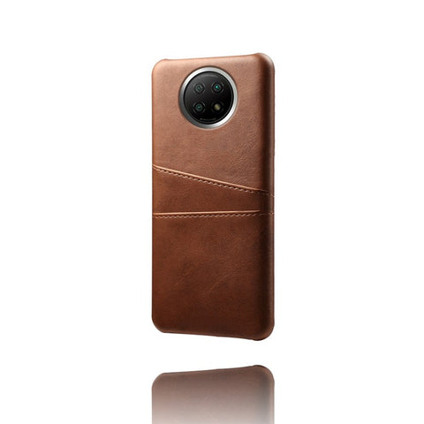 KSQ PU Leather+Plastic Case with 2 Card Slots for Xiaomi Redmi Note 9T 5G / Note 9 5G