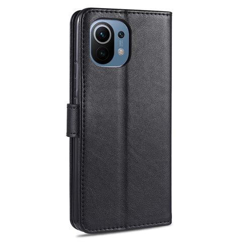 AZNS Wallet Stand Leather Protective Case for Xiaomi Mi 11