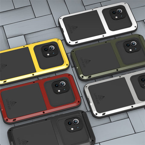 LOVE MEI Shockproof + Dropproof + Dustproof Function Hybrid Protector Case for Xiaomi Mi 11 (without Tempered Glass)