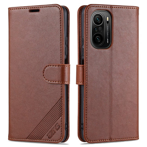 AZNS Wallet Stand Leather Protective Case for Xiaomi Redmi K40/K40 Pro / Xiaomi Poco F3