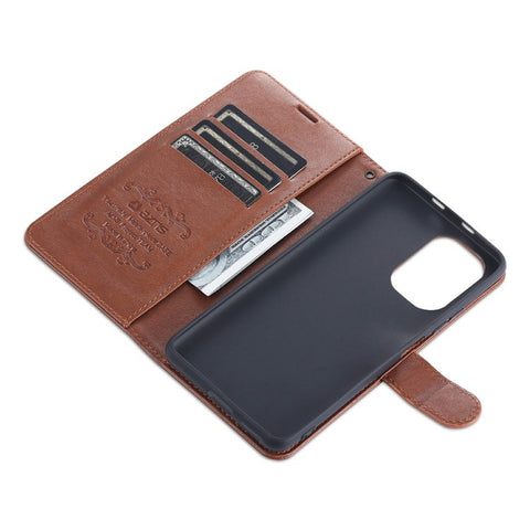 AZNS Wallet Stand Leather Protective Case for Xiaomi Redmi K40/K40 Pro / Xiaomi Poco F3