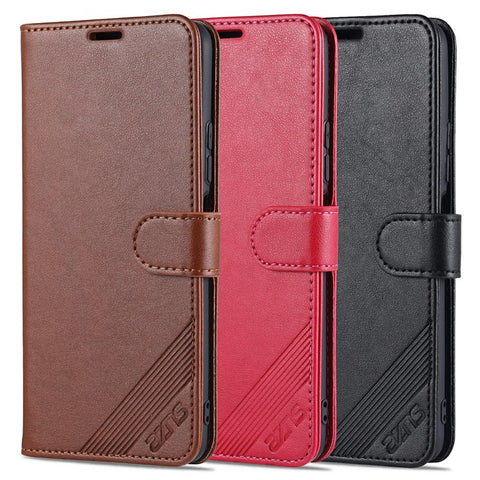 AZNS Wallet Stand Leather Protective Case for Xiaomi Redmi K40/K40 Pro / Xiaomi Poco F3