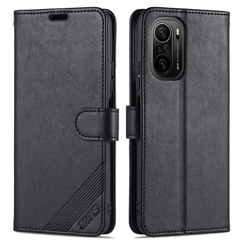 AZNS Wallet Stand Leather Protective Case for Xiaomi Redmi K40/K40 Pro / Xiaomi Poco F3