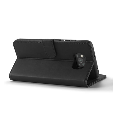 LC.IMEEKE Wallet Stand Leather Shell Phone Cover Case for Xiaomi Poco X3 NFC / Xiaomi Poco X3