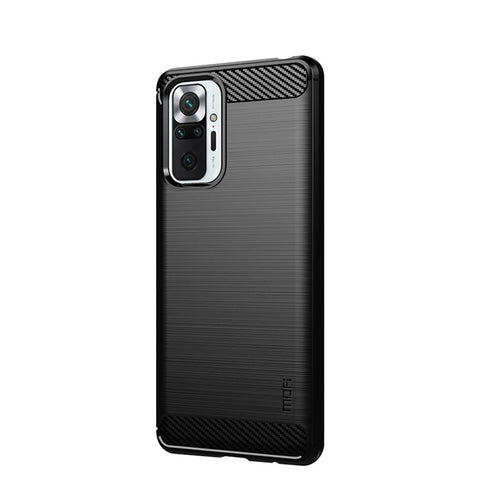 MOFI Carbon Fiber Brushed TPU Cover for Xiaomi Redmi Note 10 Pro Max / Redmi Note 10 Pro