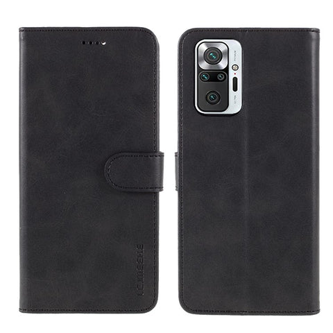 LC.IMEEKE Wallet Stand Leather Case for Xiaomi Redmi Note 10 Pro Mobile Phone Cover