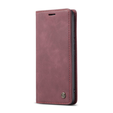 CASEME 013 Series Auto-absorbed Leather Wallet Stand Case Shell for Xiaomi Mi 11