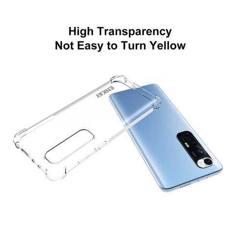 ENKAY HAT PRINCE ENK-PC112 4 Corners Thicken Airbag Flexible Transparent TPU Cover Case with Anti-slip Strip for Xiaomi Mi 10S