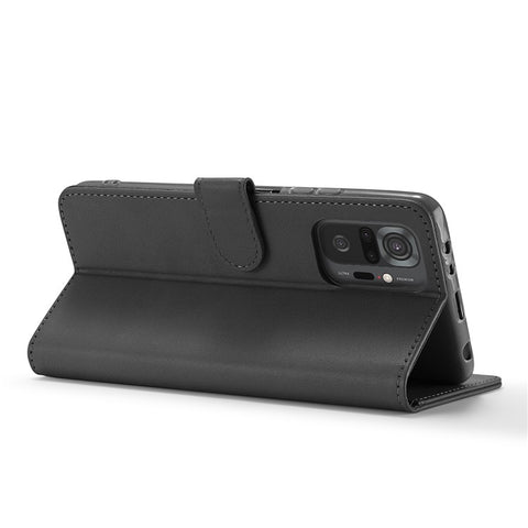 LC.IMEEKE Wallet Stand Leather Phone Casing Shell for Xiaomi Redmi Note 10 Pro/Note 10 Pro Max