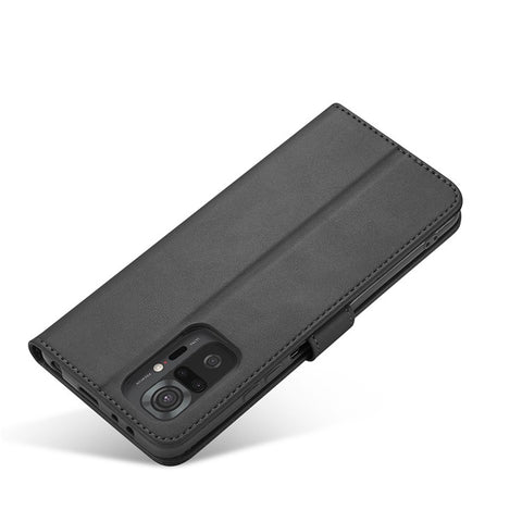 LC.IMEEKE Wallet Stand Leather Phone Casing Shell for Xiaomi Redmi Note 10 Pro/Note 10 Pro Max