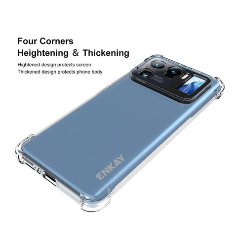 ENKAY HAT PRINCE 2 in 1 Shockproof Transparent TPU Cover Case + PET Full Screen Anti-Drop Anti-slip Protector Film for Xiaomi Mi 11 Ultra