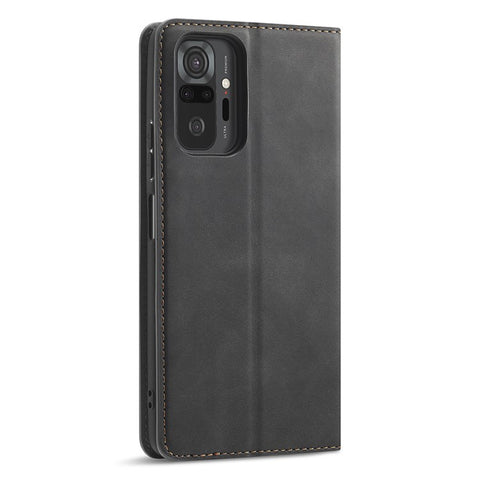 FORWENW Fantasy Series Silky Touch Leather Wallet Case for Xiaomi Redmi Note 10 Pro / Redmi Note 10 Pro Max
