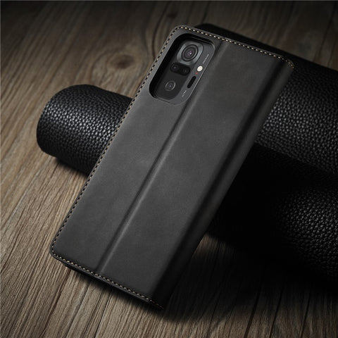 FORWENW Fantasy Series Silky Touch Leather Wallet Case for Xiaomi Redmi Note 10 Pro / Redmi Note 10 Pro Max