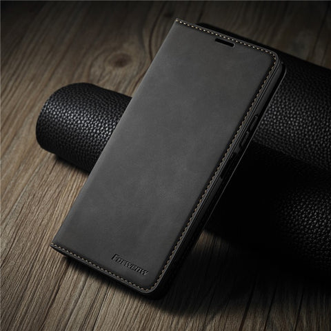 FORWENW Fantasy Series Silky Touch Leather Wallet Case for Xiaomi Redmi Note 10 Pro / Redmi Note 10 Pro Max