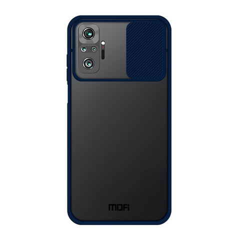 MOFI XINDUN Series Slide Lens Design Hybrid Protective Cover Shock-Absorbed Phone Case for Xiaomi Redmi Note 10 Pro