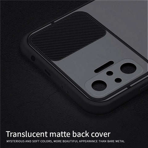 MOFI XINDUN Series Slide Lens Design Hybrid Protective Cover Shock-Absorbed Phone Case for Xiaomi Redmi Note 10 Pro