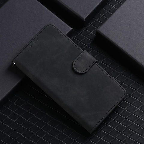 Skin-touch PU Leather Wallet Phone Cover with Supporting Stand for Xiaomi Black Shark 4/Black Shark 4 Pro