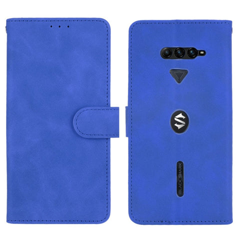 Skin-touch PU Leather Wallet Phone Cover with Supporting Stand for Xiaomi Black Shark 4/Black Shark 4 Pro