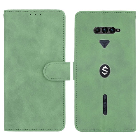 Skin-touch PU Leather Wallet Phone Cover with Supporting Stand for Xiaomi Black Shark 4/Black Shark 4 Pro