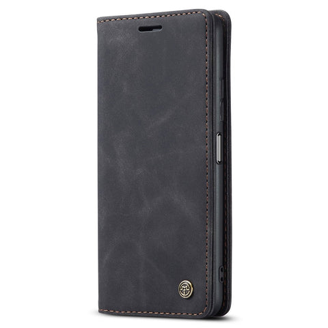 CASEME 013 Series Brief Design Automatic Suction Leather Wallet Case for Xiaomi Redmi Note 10 Pro 4G (India)/(Global)/Note 10 Pro Max