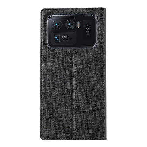 VILI DMX Series Card Holder Leather Protector Cover with Stand for Xiaomi Mi 11 Ultra